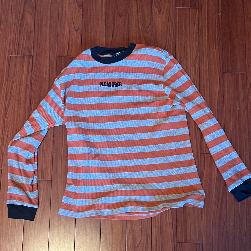 Pleasures Striped Sweatshirt